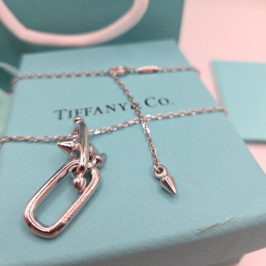 Chain Link Spike Necklace