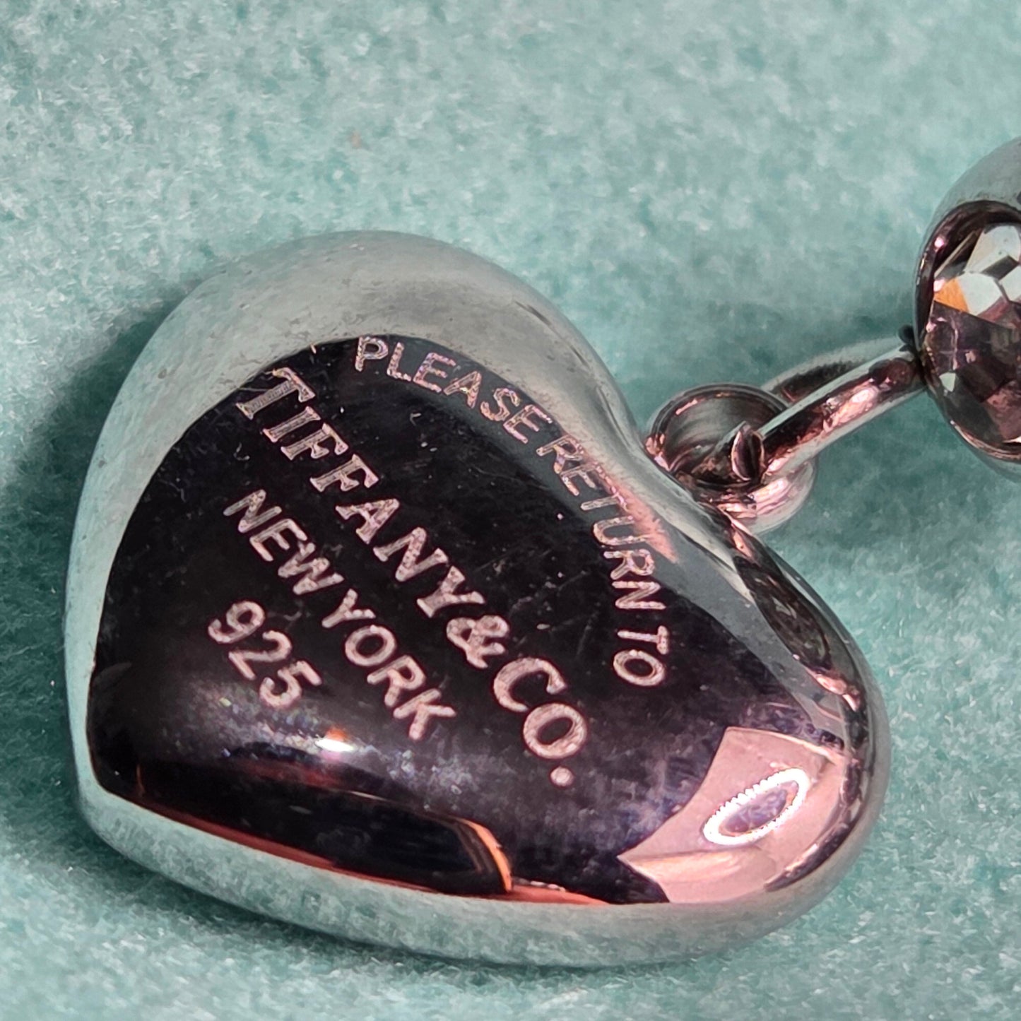 Bubble Heart Stud Earrings