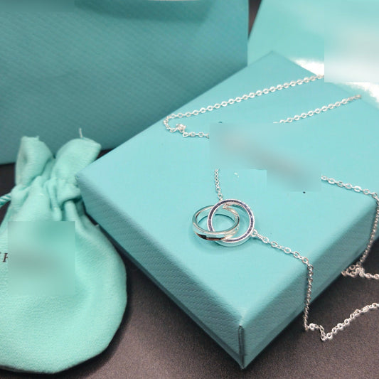 Double Ring Necklace