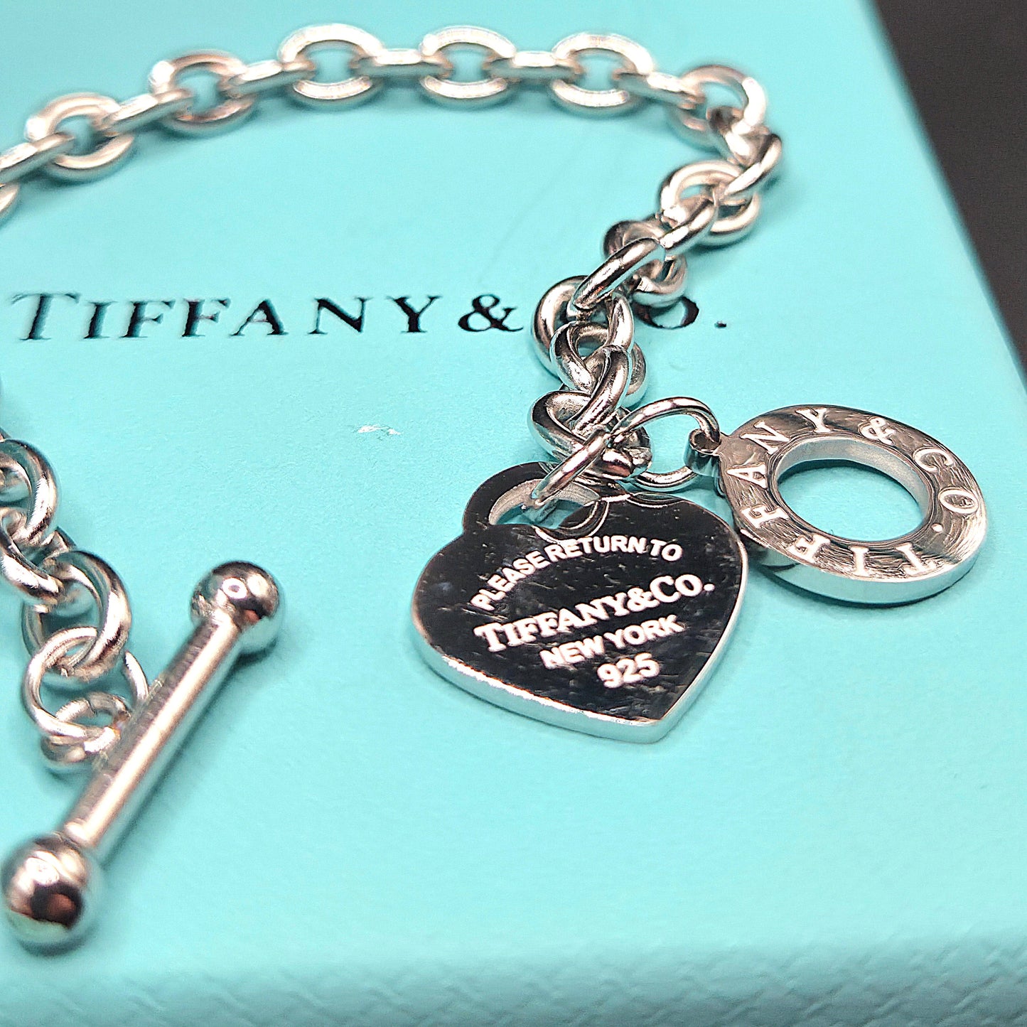 Heart & Bar Lock Bracelet