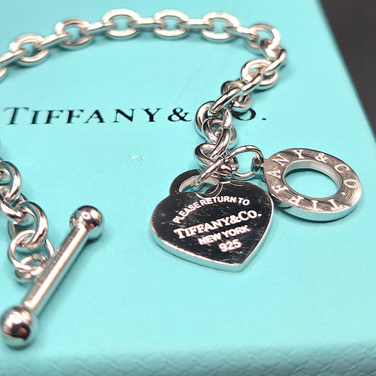 Heart & Bar Lock Bracelet