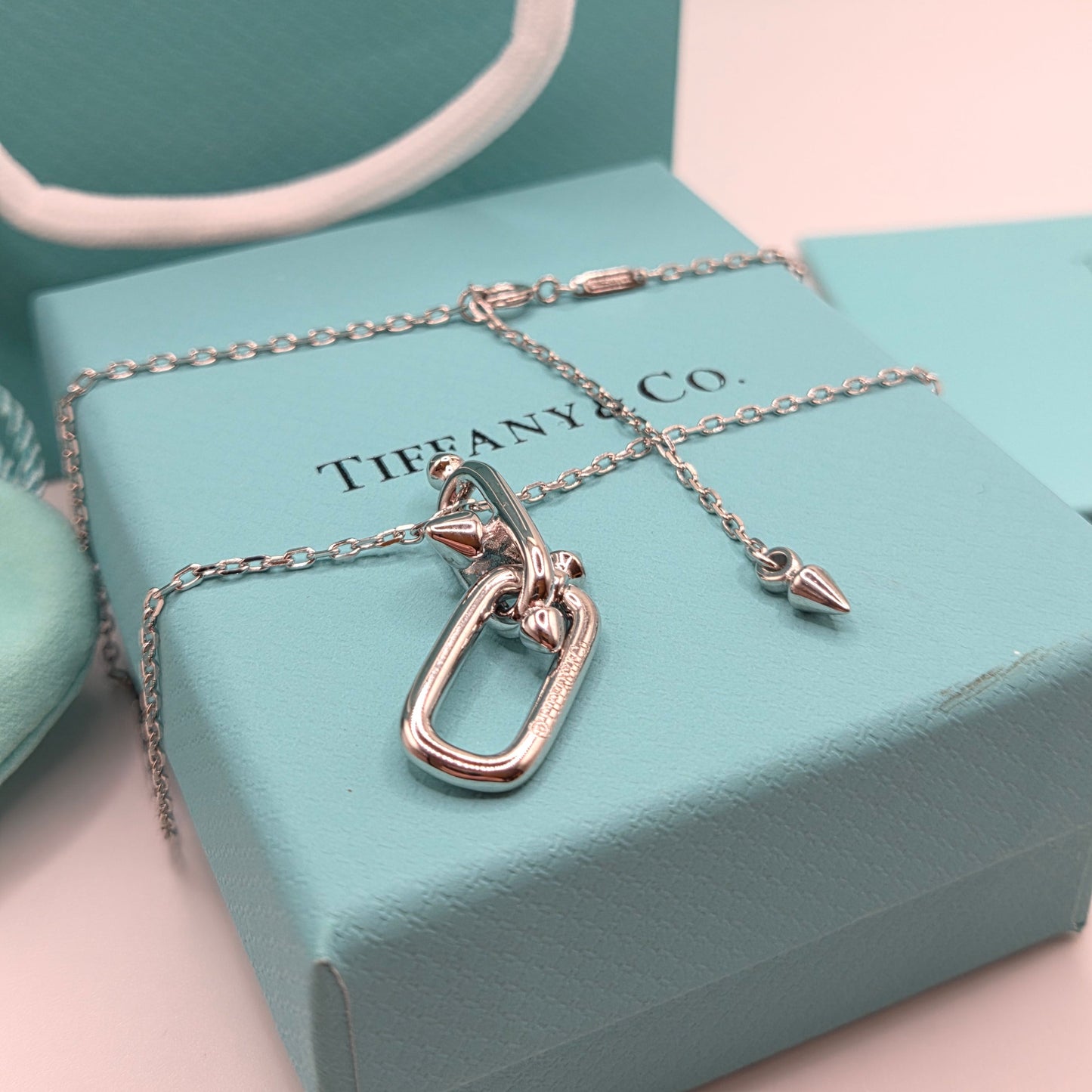 Chain Link Spike Necklace