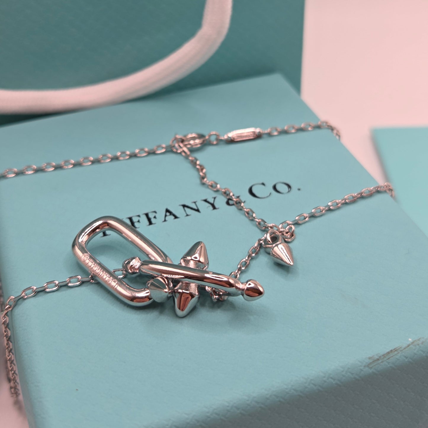 Chain Link Spike Necklace