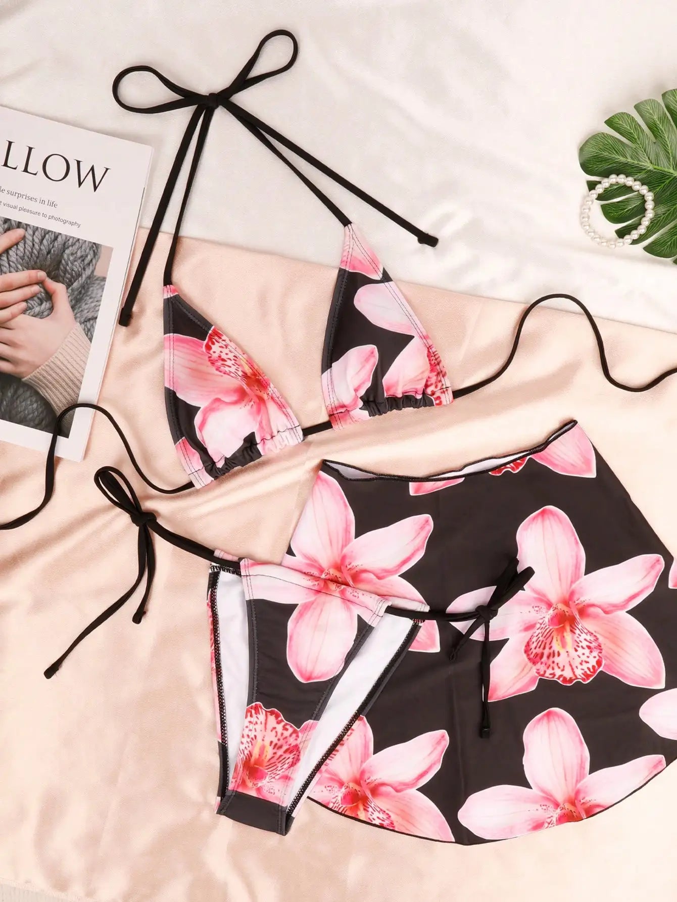 Floral Printed Three Peice Set