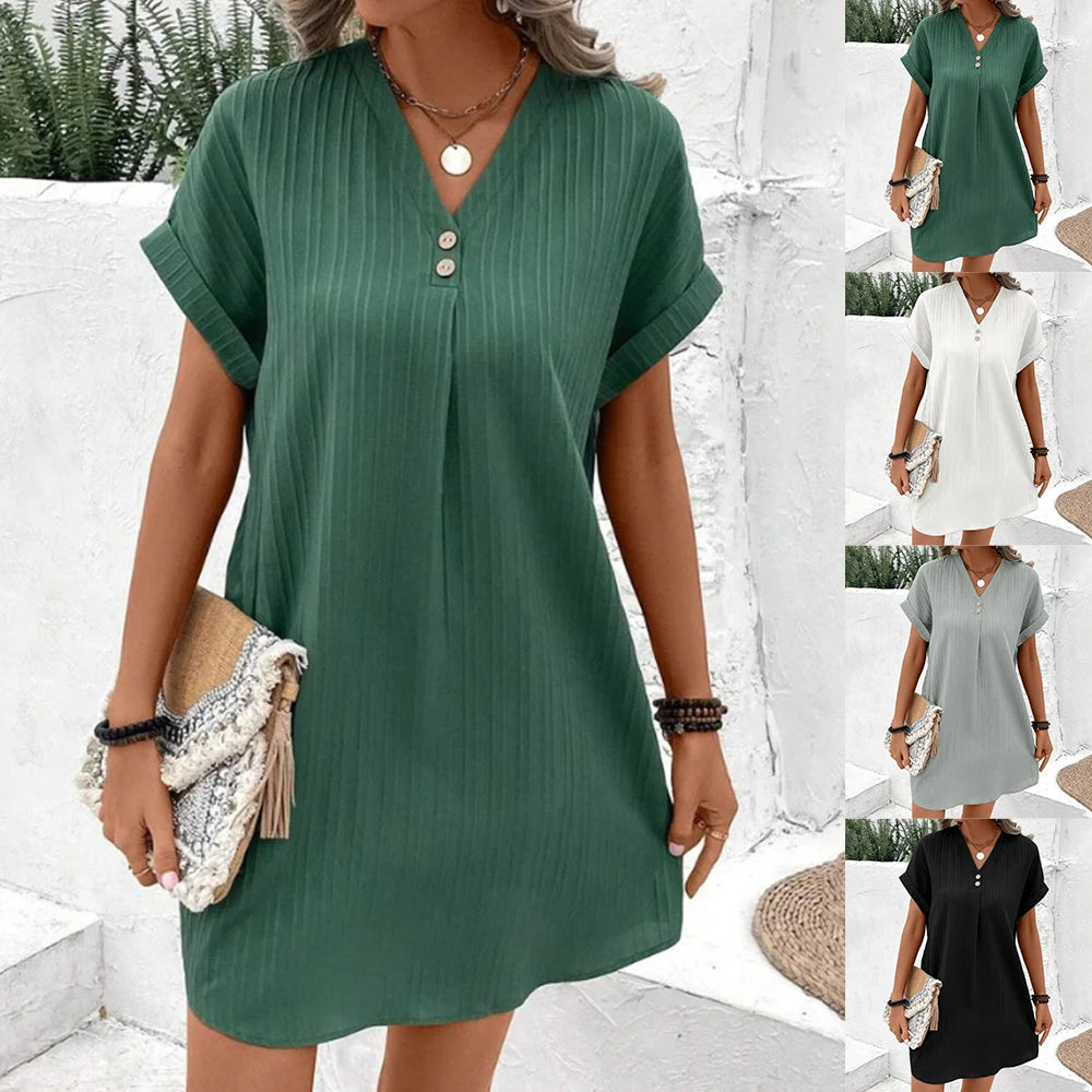 Loose Comfort T-Shirt Dress