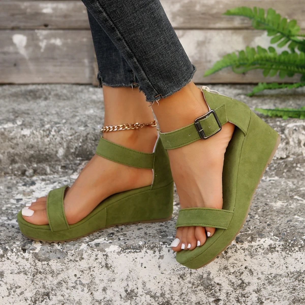 Comfort Platform Wedges