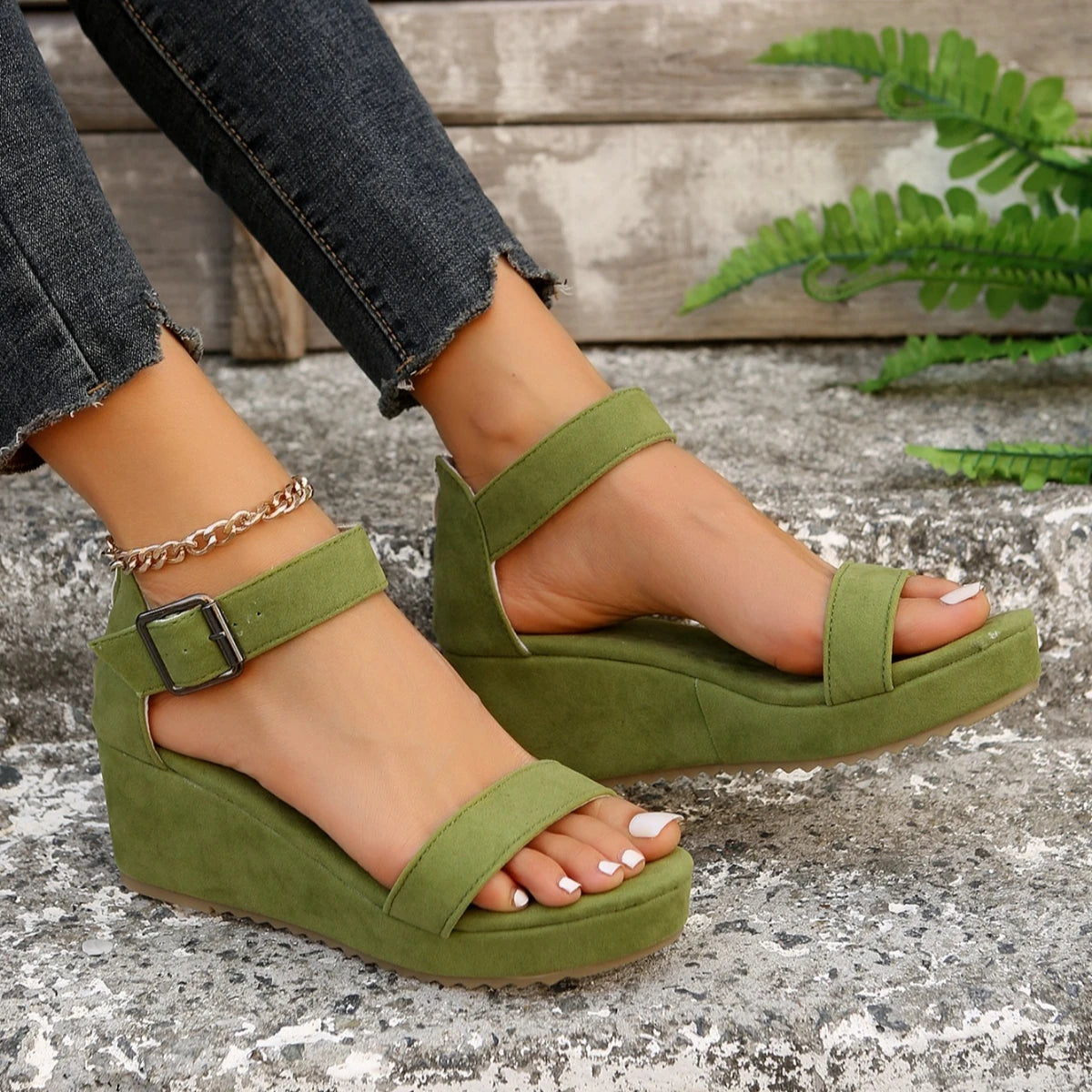 Comfort Platform Wedges