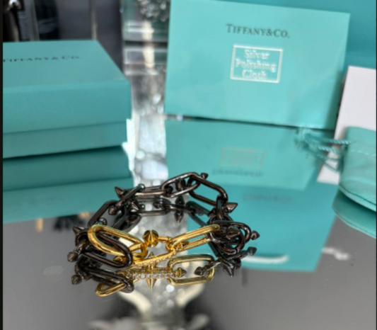 Chain Link Spike Bracelet