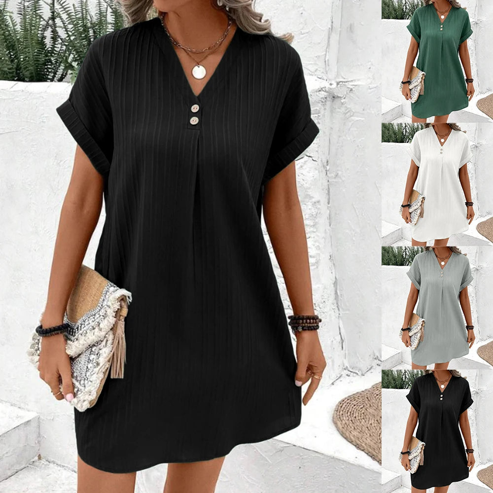 Loose Comfort T-Shirt Dress