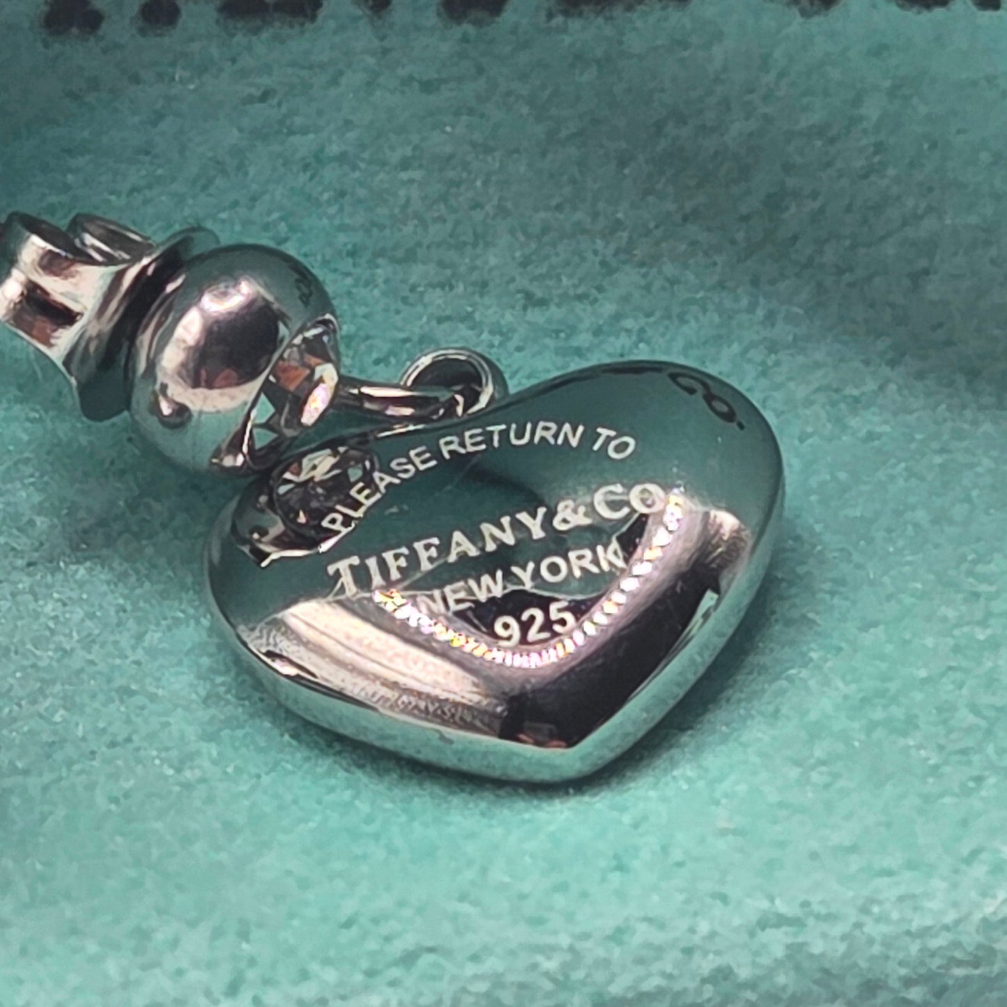 Bubble Heart Stud Earrings